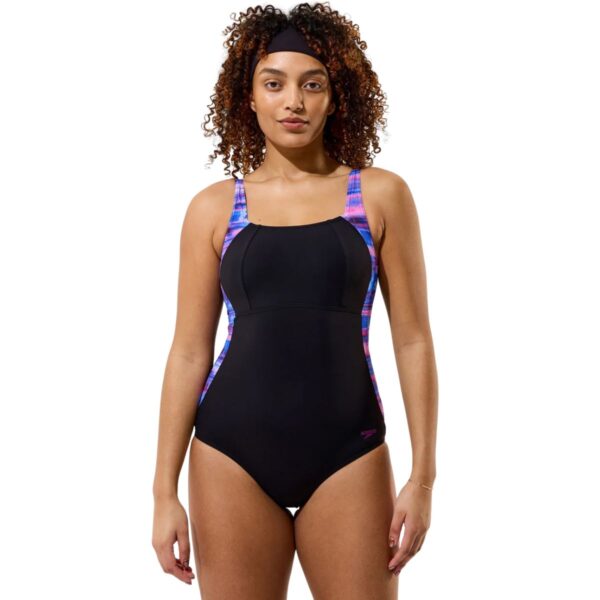 Womens Luna Lustre Printed 1pc Swimsuit
