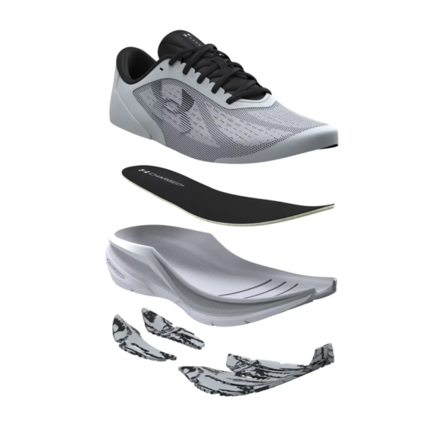 Mens Assert 11 Grey Running Shoes