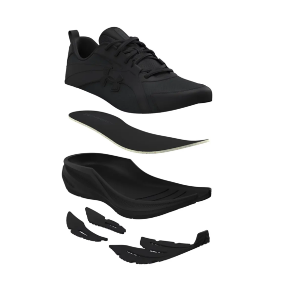 Mens Assert 11 Black Running Shoes