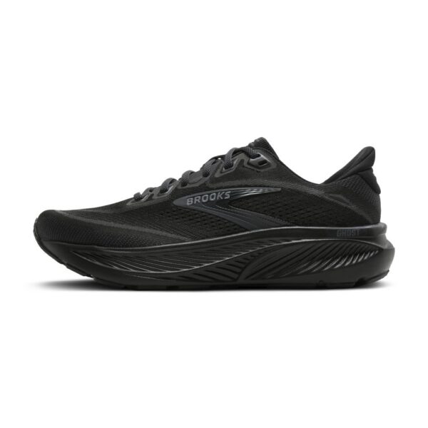 Womens Ghost 18 Wide Fit (D) Black Running Shoes